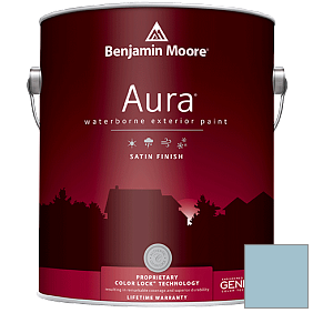 Краска Aura Waterborne Exterior Satin Finish (631) цвет 1676 Northern Air