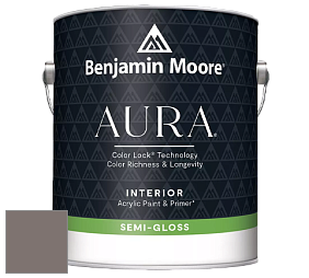 Benjamin Moore Aura 528 Waterborne Interior Semi-gloss Finish краска цвет NCS S 6005-Y80R 