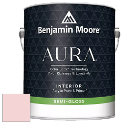 Benjamin Moore Aura 528 Waterborne Interior Semi-gloss Finish краска цвет NCS S 0515-R 