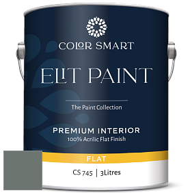 COLOR SMART CS 745 ELIT PAINT глубокоматовая моющаяся краска цвет NCS S 6005-G 