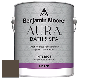 Benjamin Moore Aura 532 Bath & Spa Waterborne Interior Paint Matte Finish краска цвет NCS S 8010-Y10R 