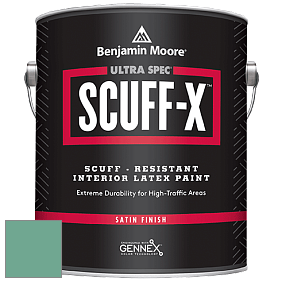 Benjamin Moore 486 Ultra Spec SCUFF-X Interior Satin Finish краска цвет 2040-40 Summer Basket Green