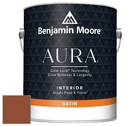 Benjamin Moore Aura 526 Waterborne Interior Satin Finish покрытие цвет RAL 8004 