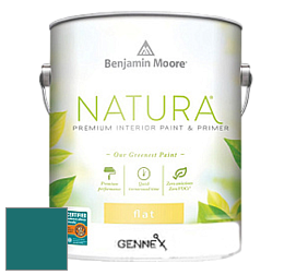 Benjamin Moore 514 Natura Interior Semi-Gloss Finish краска цвет 2056-20 Jade Garden
