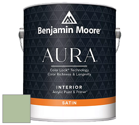 Benjamin Moore Aura 526 Waterborne Interior Satin Finish покрытие цвет NCS S 2020-G30Y 
