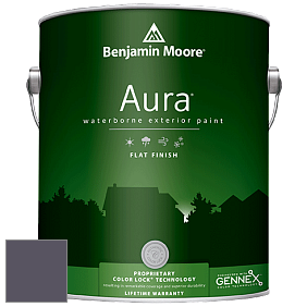 Benjamin Moore Aura 629 Waterborne Exterior Flat Finish краска цвет 2117-30 Shadow