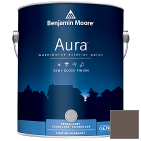 Краска Aura Waterborne Exterior Semi-Gloss Finish (632) цвет 2109-30 Wood Grain Brown