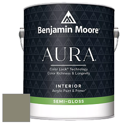 Benjamin Moore Aura 528 Waterborne Interior Semi-gloss Finish краска цвет NCS S 5010-G70Y 