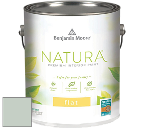Benjamin Moore 512 Natura Interior Flat Finish матовая краска цвет 695 Turquoise Mist