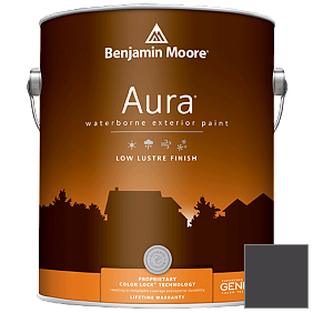 Краска Aura Waterborne Exterior Low Lustre Finish (634) цвет 2117-10 Carbon Copy