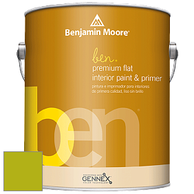 Benjamin Moore Ben W625 Premium Interior Latex Flat краска цвет 2027-20 Spring Moss