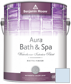 Краска Benjamin Moore Aura Bath & Spa Interior Paint Matte Finish (532) цвет 2067-70 White Satin