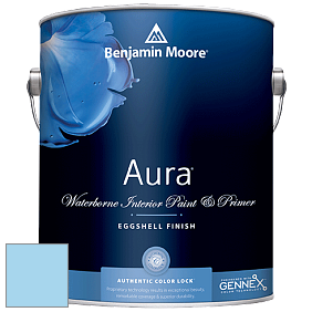 Benjamin Moore Aura 524 Waterborne Interior Eggshell Finish краска цвет 2065-60 Caribbean Coast