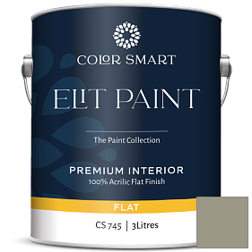 Краска COLOR SMART CS 745 ELIT PAINT глубокоматовая моющаяся краска цвет 2141-40 Creekside Green