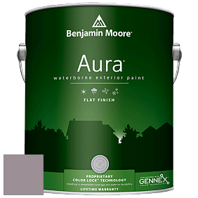 Benjamin Moore Aura 629 Waterborne Exterior Flat Finish краска цвет 2115-40 Mauve Blush
