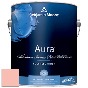 Benjamin Moore Aura 524 Waterborne Interior Eggshell Finish краска цвет 2013-50 Salmon Peach