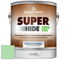 Benjamin Moore 357 Super Hide Zero Voc Interior Eggshell краска цвет 2033-50 Bud Green
