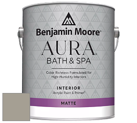Benjamin Moore Aura 532 Bath & Spa Waterborne Interior Paint Matte Finish краска цвет HC-105 BM HC-105