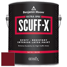 Benjamin Moore 486 Ultra Spec SCUFF-X Interior Satin Finish краска цвет RAL 3032 