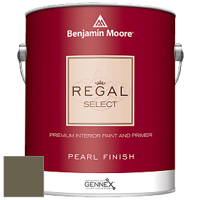 Benjamin Moore 550 Regal Select Waterborne Interior Pearl Finish краска цвет 2142-10 Mediterranean Olive