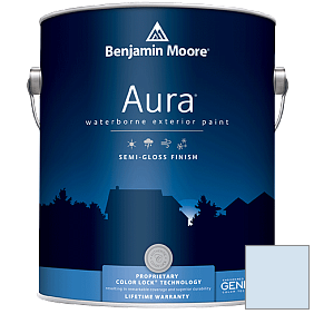 Краска Aura Waterborne Exterior Semi-Gloss Finish (632) цвет 2067-70 White Satin