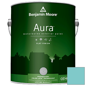 Краска Aura Waterborne Exterior Flat Finish (629) цвет 739 Un-Teal We Meet Again