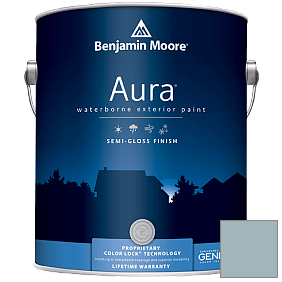 Краска Aura Waterborne Exterior Semi-Gloss Finish (632) цвет 2136-50 Colorado Gray