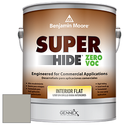 Benjamin Moore 355 Super Hide Zero Voc Interior Flat краска цвет 1558 Fieldstone