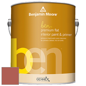 Benjamin Moore Ben W625 Premium Interior Latex Flat краска цвет NCS S 3050-Y80R 