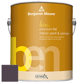 Benjamin Moore Ben W625 Premium Interior Latex Flat краска цвет 2073-10 Dark Purple