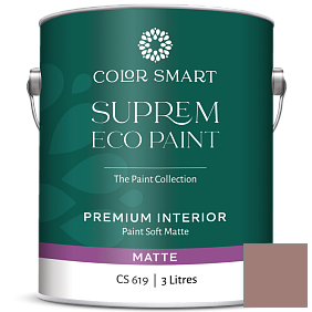 Краска COLOR SMART CS 619 SUPREM ECO PAINT матовая краска цвет 2101-40 Almond Beige