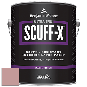 Benjamin Moore 484 Ultra Spec SCUFF-X Interior Matte Finish краска цвет 2092-50 Titanic Rose