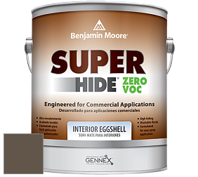Benjamin Moore 357 Super Hide Zero Voc Interior Eggshell краска цвет 2137-20 Char Brown