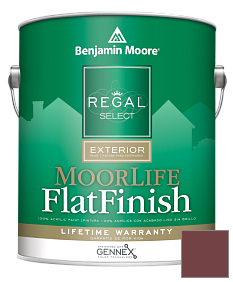 Краска Regal Select Exterior Paint-MoorLife Flat Finish (W105) цвет AF-300 