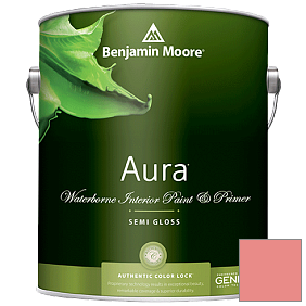Краска Aura Waterborne Interior Semi-gloss Finish (528) цвет 1304 All-a-Blaze