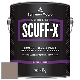 Benjamin Moore 484 Ultra Spec SCUFF-X Interior Matte Finish краска цвет 2107-40 Driftwood
