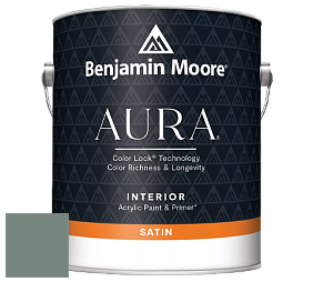 Benjamin Moore Aura 526 Waterborne Interior Satin Finish покрытие цвет NCS S 5010-B90G 