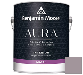 Краска Benjamin Moore Aura Interior Paint - Matte (522) цвет 1447 Amethyst Sky