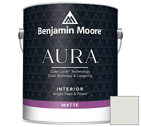Краска Benjamin Moore Aura Interior Paint - Matte (522) цвет OC-53 Horizon