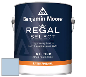 Benjamin Moore 550 Regal Select Waterborne Interior Pearl Finish краска цвет 821 Blue Ice