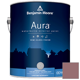 Краска Aura Waterborne Exterior Semi-Gloss Finish (632) цвет 1265 Deep Mauve