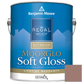 Краска Regal Select Exterior Paint-Moor GloSoft Gloss Finish (W096) цвет 2099-40 Autumn Brown