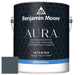 Benjamin Moore Aura 524 Waterborne Interior Eggshell Finish краска цвет 1652 Navy Masterpiece