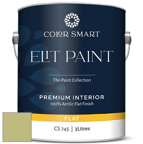 COLOR SMART CS 745 ELIT PAINT глубокоматовая моющаяся краска цвет NCS S 2030-G60Y 
