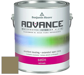 Benjamin Moore 792 Advance Interior Paint-Satin эмаль цвет 2143-20 Alligator Green