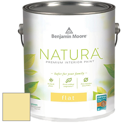 Benjamin Moore 512 Natura Interior Flat Finish матовая краска цвет 2024-50 Jasper Yellow