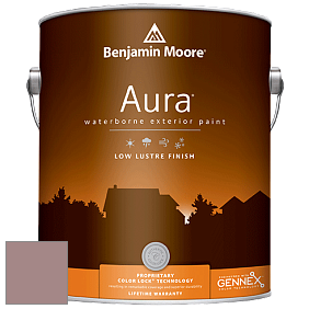 Benjamin Moore Aura 634 Waterborne Exterior Low Lustre Finish краска цвет 1244 Barberry