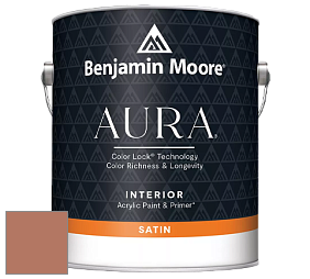 Benjamin Moore Aura 526 Waterborne Interior Satin Finish покрытие цвет 1195 Patina
