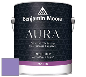 Benjamin Moore Aura 522 Interior Paint - Matte краска цвет 2071-40 Crocus Petal Purple