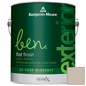 Краска Ben Waterborne Exterior Flat Finish (541) цвет 996 Ashen Tan